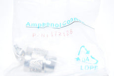 NEW Amphenol RF 172128 N Type Connector Plug, Male Pin 50Ohm Free Hanging (In-Line) Crimp