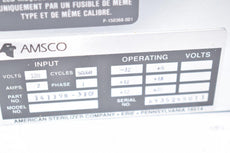 NEW AMSCO Part No. 141198-310 120V 50/60 Cycles 2 Amps 1 Phase Power Supply, Sterilizer Transformer