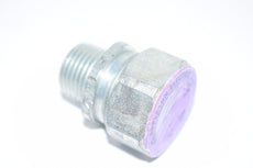 NEW Appleton CG-3750S Cord Grip, Liquidtight, Steel, 0.375''-0.500'', Purple, 1/2''