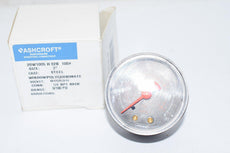 NEW Ashcroft 20W1005 H 02B Pressure Gauge 100 PSI 2'' 1/4'' NPT Back