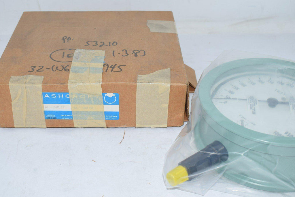 NEW Ashcroft 601082JS02L 0-1000 PSI Pressure Gauge