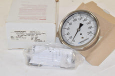 NEW Ashcroft Duralife 35-1009-AWL-02B-200, 0-200 PSI Pressure Gauge