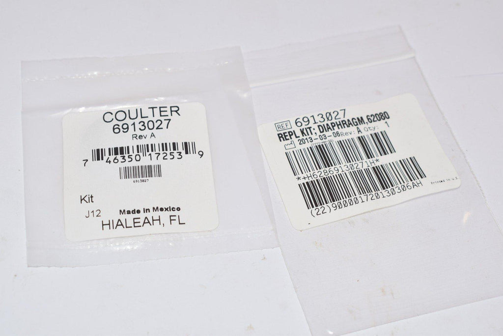 NEW Beckman Coulter 6913027 REPL KIT; DIAPHRAGM, 62080 REV A
