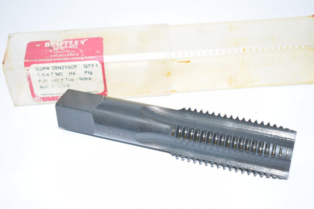 NEW Bentley Tap & Die 20N216CP 1-1/4-7 NC H4 Plug Tap Nitro