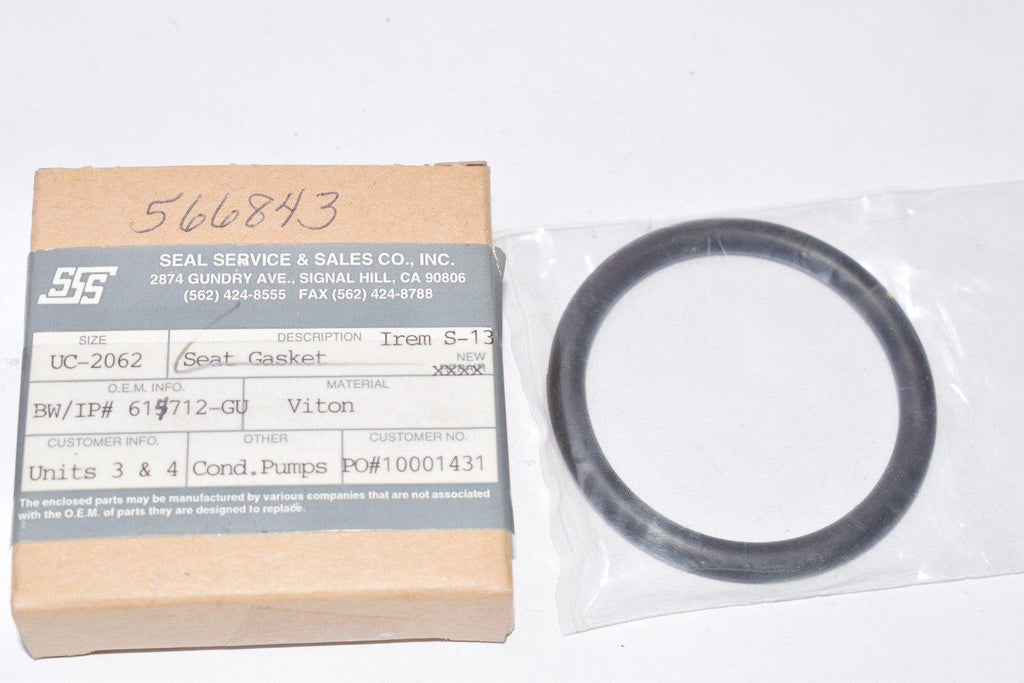 NEW BorgWarner Part: 615712-GU Viton Seat Gasket, Size: UC-2062