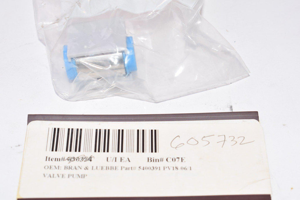 NEW Bran + Luebbe 5400391, PV18-06/1, Valve Pump