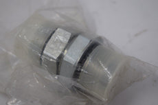 NEW Brennan 3474-16-16-NWO Straight Adapter - 1 in Male O-Ring Boss x 1 in Male O-Ring Boss, Steel