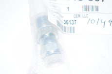 NEW Brennan 6505-06-06 Straight Adapter - 3/8 in Male Pipe Rigid x 3/8 in Female JIC 37� Flare Swivel, Steel