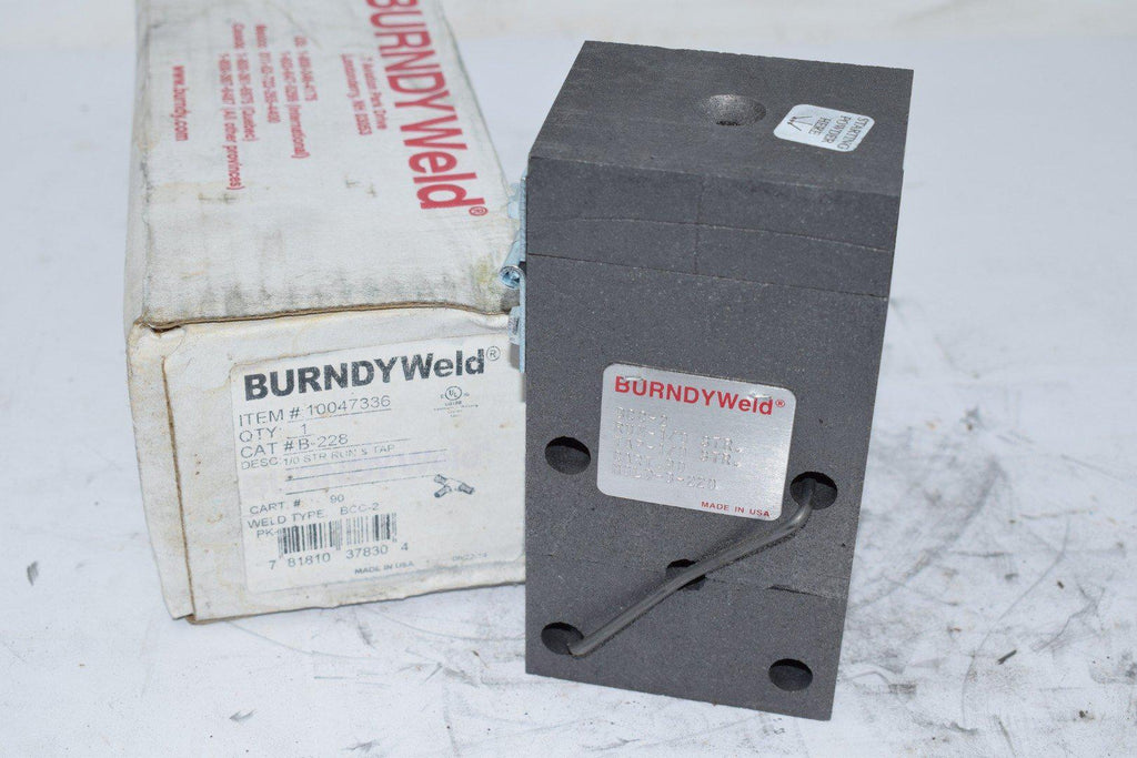 NEW BURNDY 10047336 B-228 HORIZONTAL MOLD 1/0 STR Run & Tap