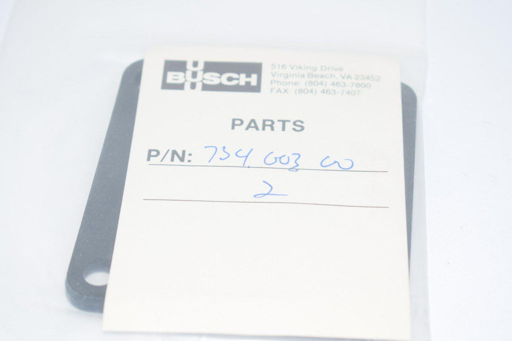 NEW Busch 734.003.00 Seal (Pack of 2) Gasket