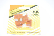 NEW Bussman Bp/Atc-5-Rp Blade Fuse 5A 5Pk