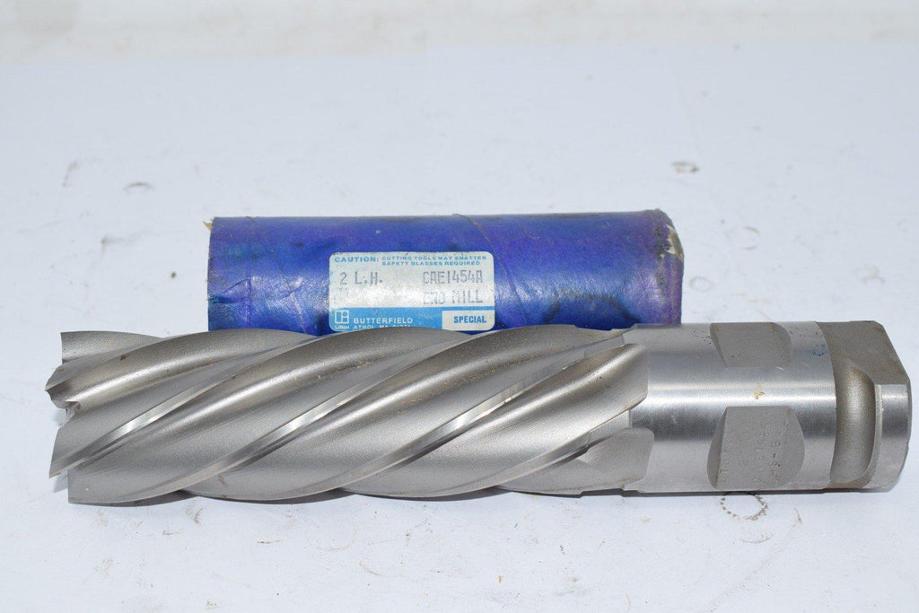 NEW Butterfield 2'' L.H. End Mill LOC 6'' OAL 10'' Combo Shank 6FL HSS CAE1454A