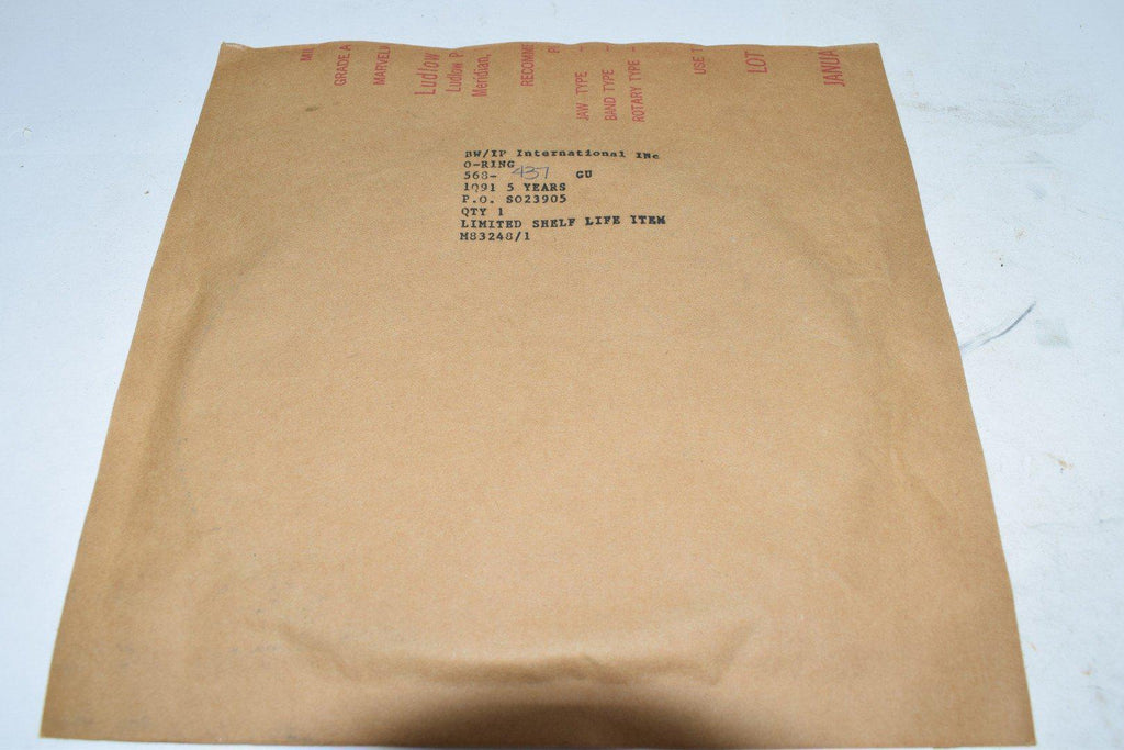 NEW BW/IP 568-437 1091 O-Ring Seal M83248/1