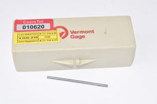 New Calibrated Vermont Gage, .0937 Class X Go Plug Gage