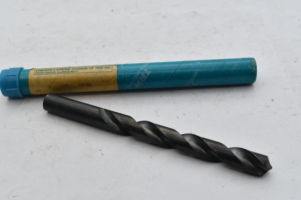 NEW Chicago Latrobe 150 19/32'' 44038 Straight Shank Drill