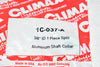 NEW Climax 1C-037-A, ONE-PIECE CLAMPING COLLAR 1C-SERIES 3/8'' ID 1 Piece