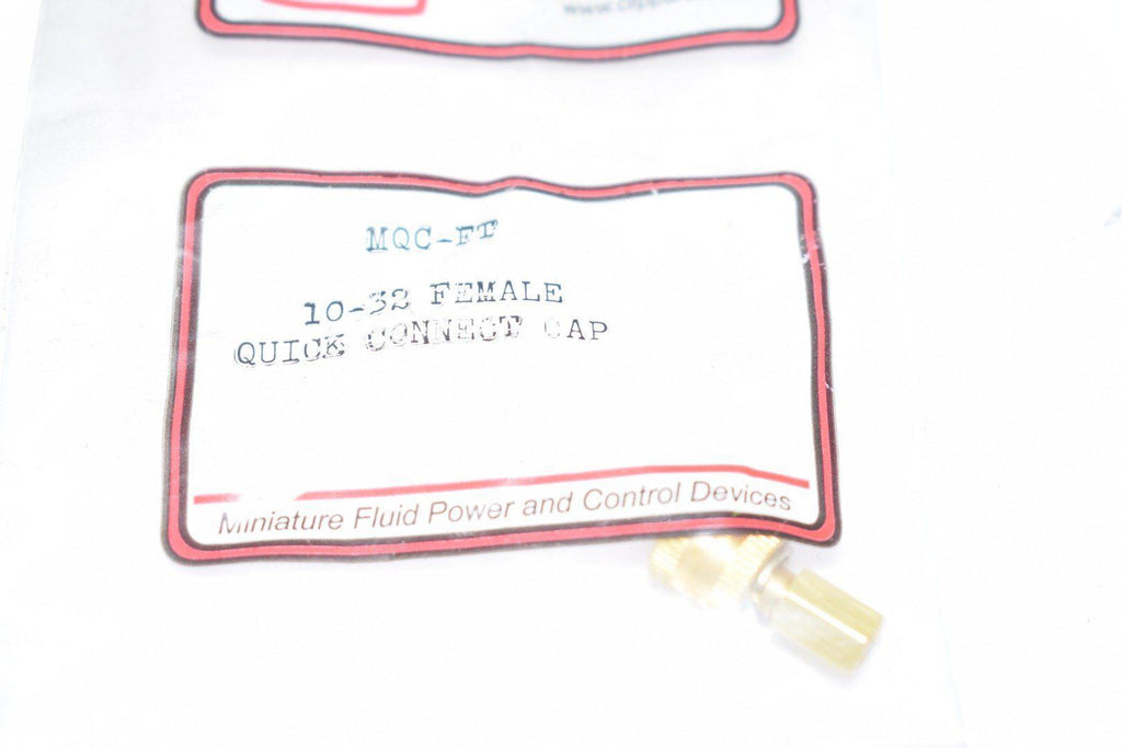 NEW Clippard MQC-FT, Quick Connect Cap - #10-32F