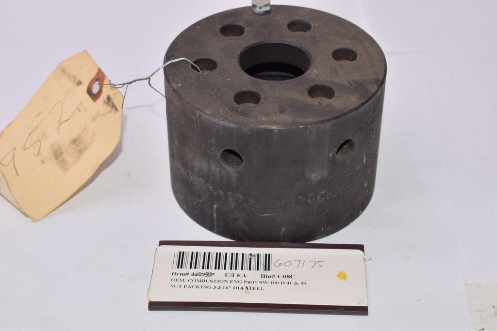 NEW Combustion Engineering, Westinghouse, Sulzer, Part: SW-100-D/41 & 49, Nut Packing, 3-3/16'' Dia, Steel