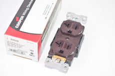 NEW Cooper Wiring Devices 5352B Duplex Receptacle 5-20R 125V 2P 3W Brown