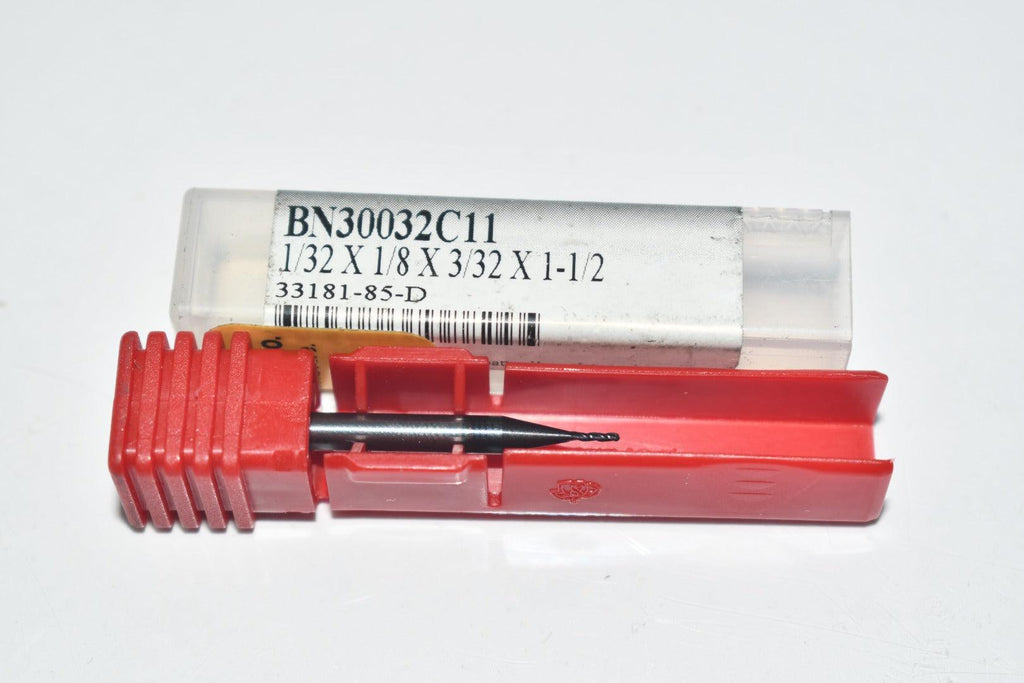 NEW Data Flute BN30032C11 1/32'' Carbide End Mill 1/32 x 1/8 x 3/32 x 1-1/2