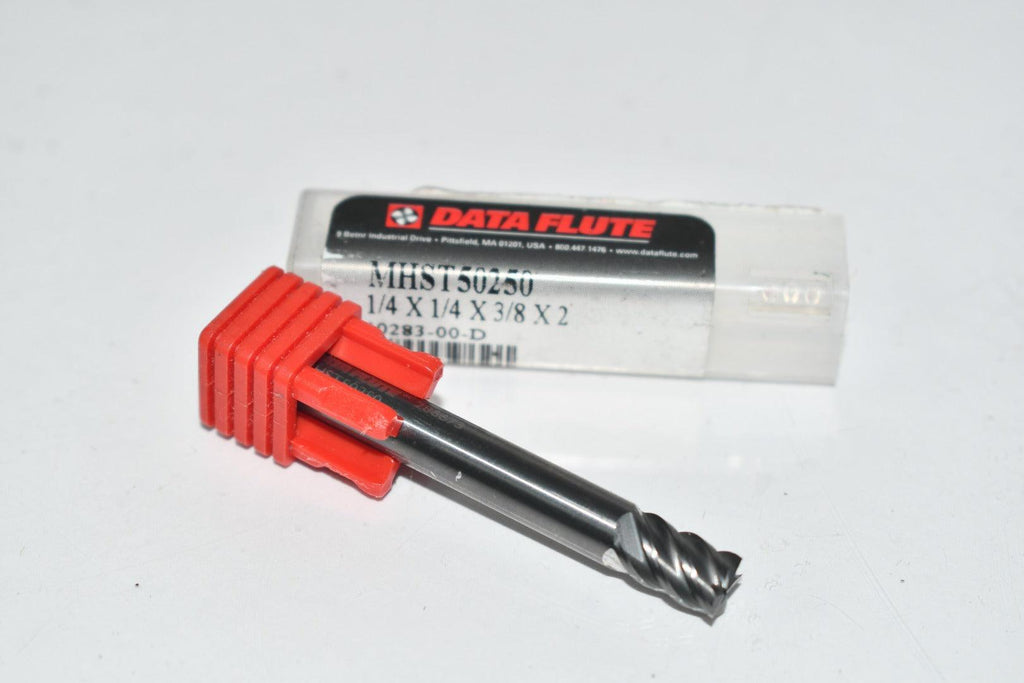 NEW Data Flute MHST50250 1/4'' Carbide End Mill 1/4 x 1/4 x 3/8 x 2 5FL
