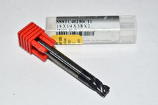 NEW Data Flute SSSTC40250C11 4FL Carbide End Mill 1/4 x 1/4 x 3/8 x 2