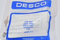 NEW DESCO 9864 SCREW ON SNAP MOUNTING KIT STD SCKT