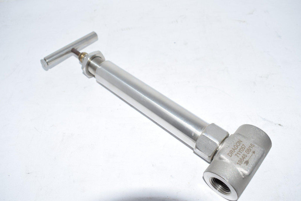 NEW Dragon Valves 71Y057 18648 1500 PSI 1/2'' 316SS Needle Valve Cryogenic