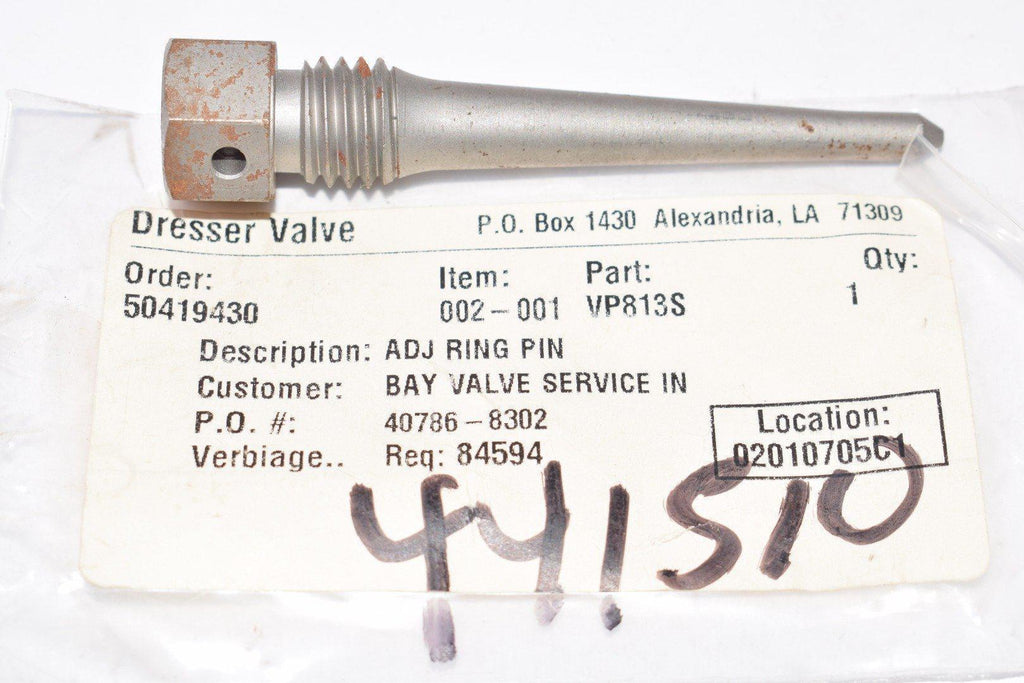 NEW Dresser, Part: VP813S, ADJ Ring Pin