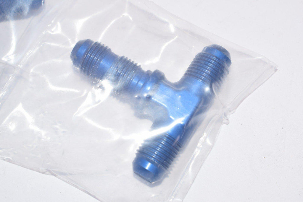 NEW Earl's Performance Plumbing 983406 Blue Anodized Lightweight Aluminum TEE