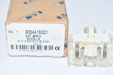 NEW Eaton 9084A18G01 Cutler Hammer N.O. Contact Block PB1A, Contactor