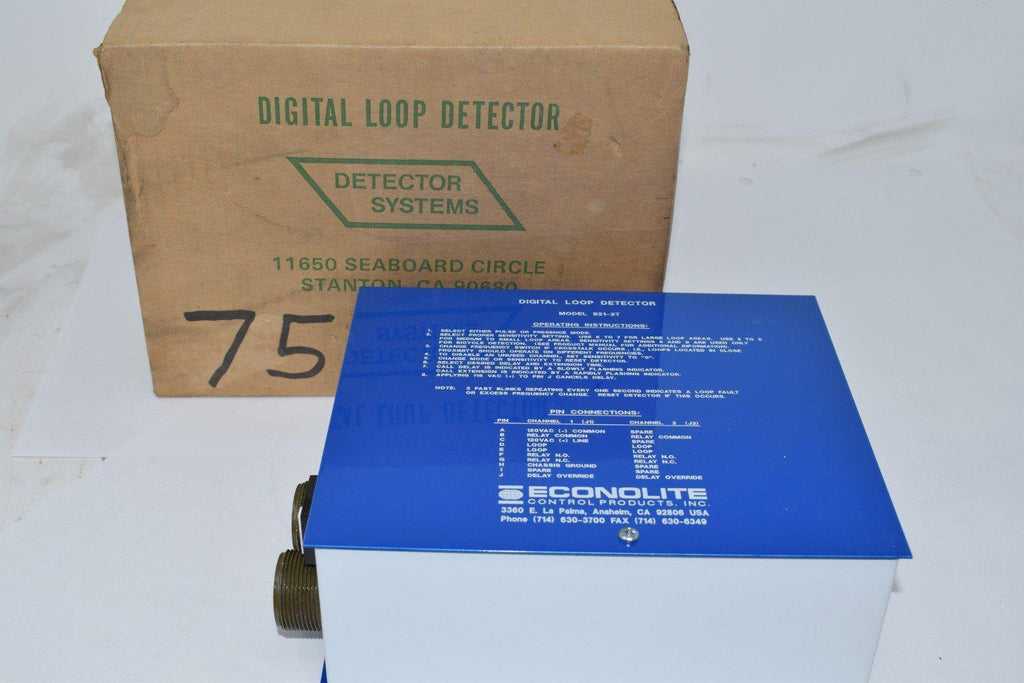 NEW Econolite 921-2TEC Digital Loop Detector, Detector System 921-2T