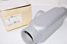 NEW, EGS, Appleton, 2'', Mall Iron, Form 35, Unilets, T200-M, Malleable Iron Unilet, Conduit Body, Type T
