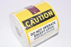 NEW, Electromark, Caution, Do Not Operate, Service Tag, 60341-D, 610005, 200/Roll