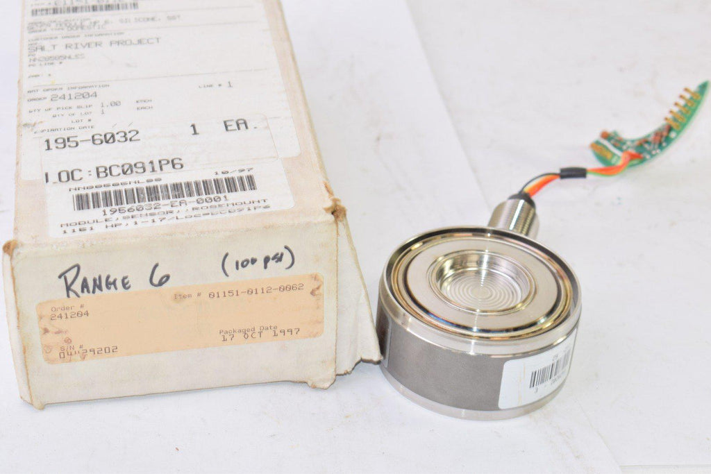 NEW Emerson Rosemount 01151-0112-0062, Range: 6 Sensor