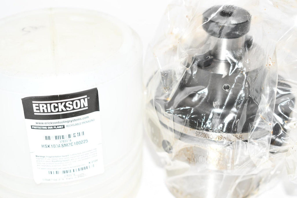 NEW ERICKSON HSK100ASM2C100225 Shell Mill Holder, HSK100A, 1