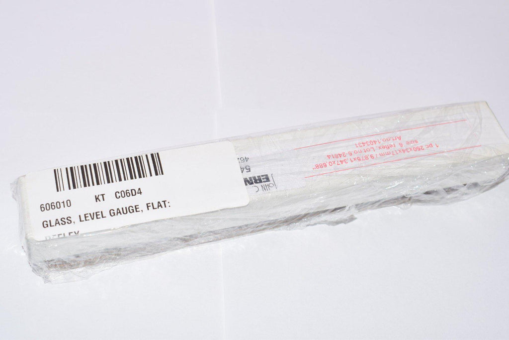 NEW Ernst Flow Industries, Part: 6-24814, Glass Gauge, 250 x 34 x 17mm
