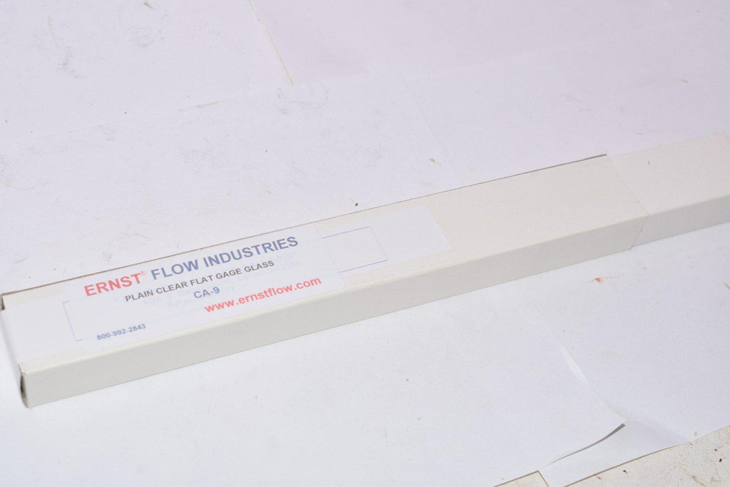 NEW Ernst Flow Industries, Part: CA-9 , Reflex Glass, Level Gauge Glass