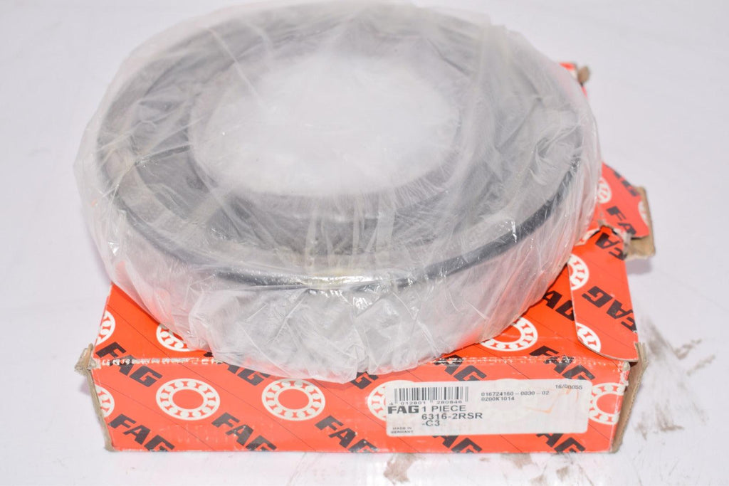 NEW FAG 6316-2RSR-C3 Deep Groove Ball Bearing 80x170x39mm