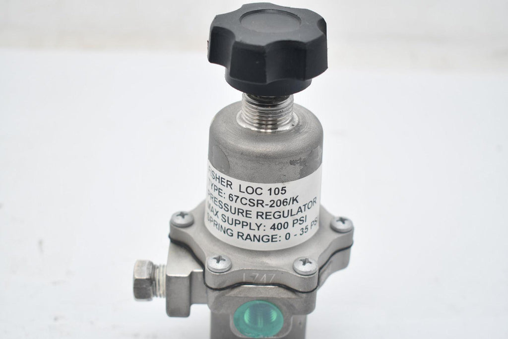 NEW Fisher 67CSR-206 Pressure Regulator 400 PSI Spring Range 0-35 PSI