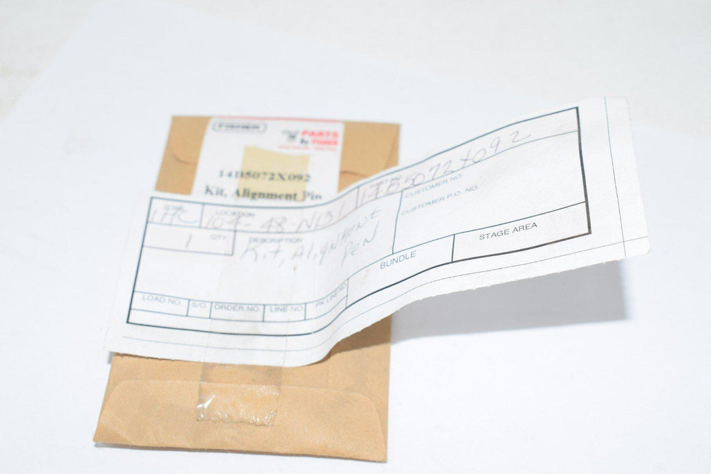 NEW Fisher Emerson Alignment Pin Kit 14B5072X092