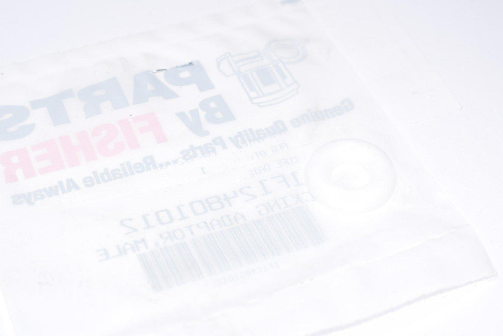 NEW Fisher Parts By Emerson, Part: 1F124801012, Packing Adaptor Male