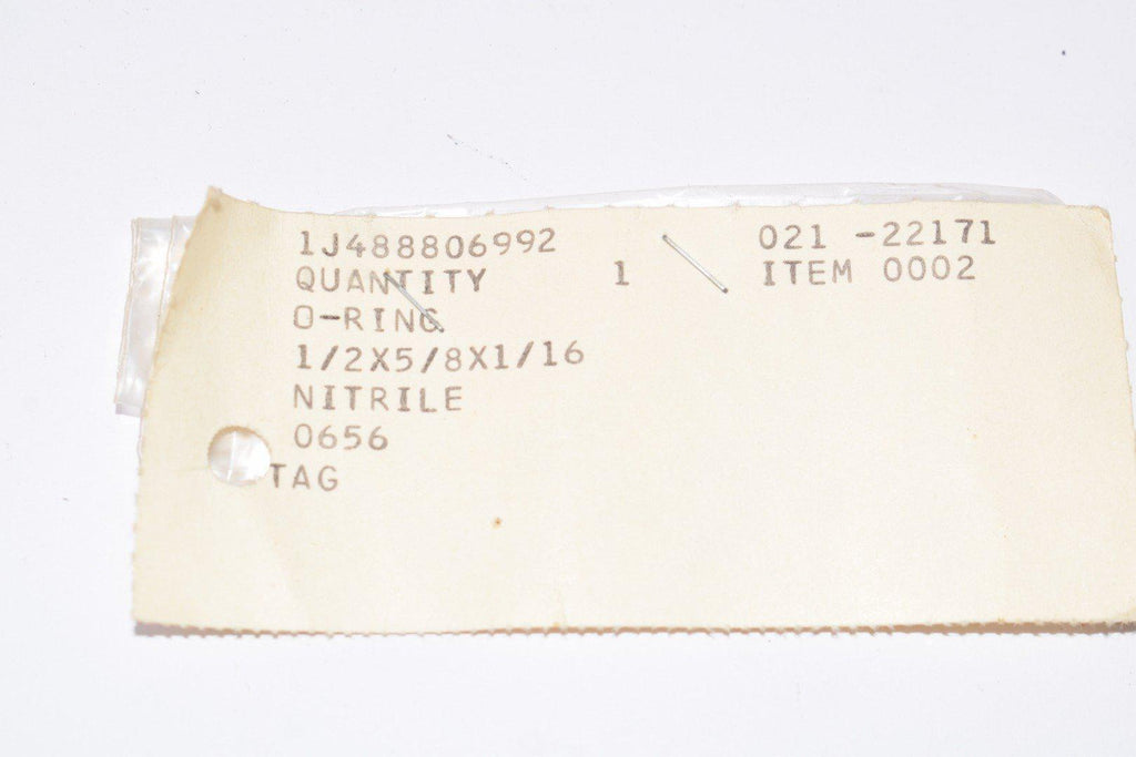 NEW Fisher Parts By Emerson, Part: 1J48880699, O-Ring, Nitrile