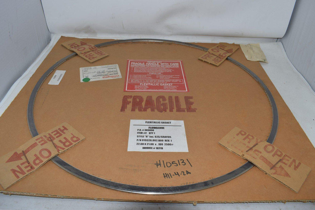 NEW Flowserve 019326.862.000 22'' x 21'' x .190 2500# Spiral Gasket