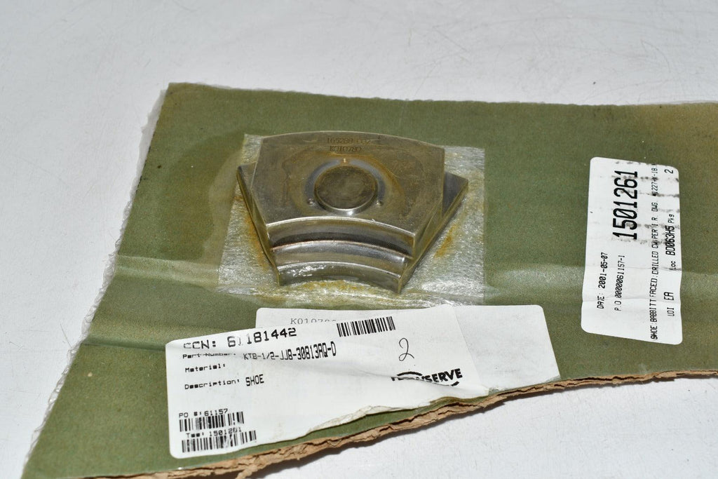 NEW Flowserve KTB-1/2-JJ8-30813AQ-D Kingsbury Pump Thrust Shoe Bearing