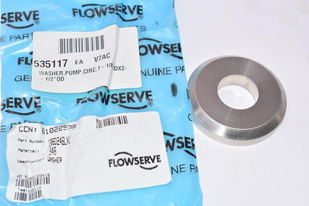 NEW Flowserve PART: 1060246LX1 Circular Pump Washer 1/8'' ID x 2-1/2'' OD