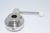 NEW Flowtech 316L Butterfly Valve 1'' Stainless Steel Sanitary