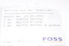 NEW foss 00461749 Service Kit for Milkoscan Analyzer Spring, O-Ring & Anchor W/ Gasket