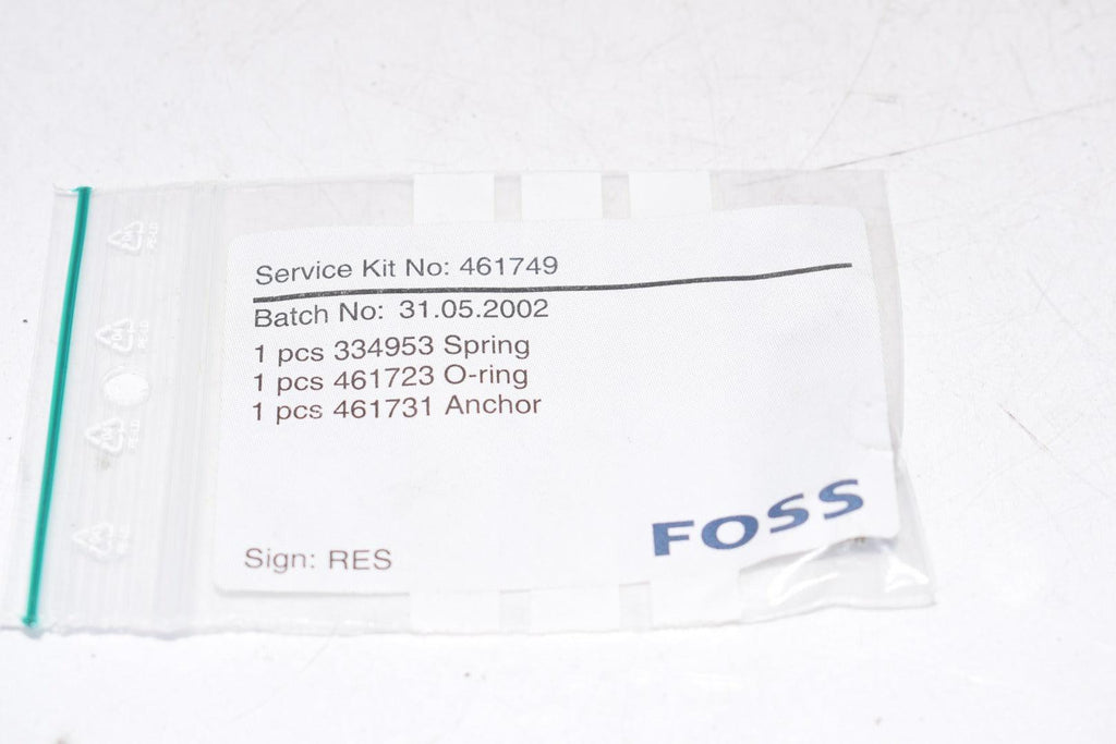 NEW Foss 461749 Milkoscan Service Kit, Spring, O-Ring & Anchor