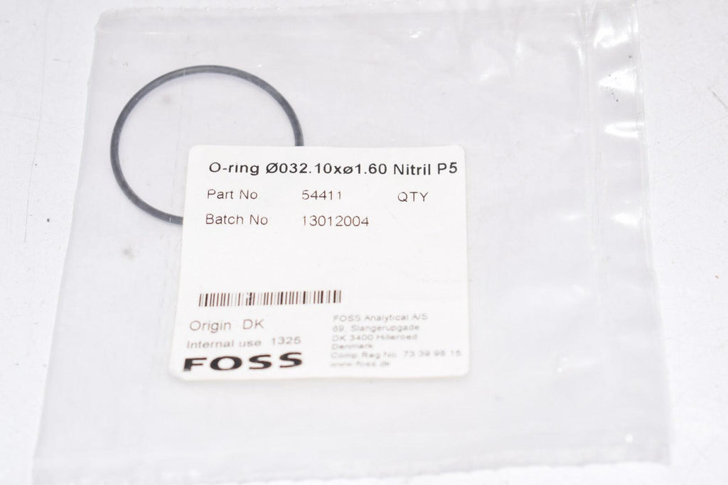 NEW Foss 54411 Milkoscan O-Ring 0032.10 x 01.60 Nitril P5 Accessory